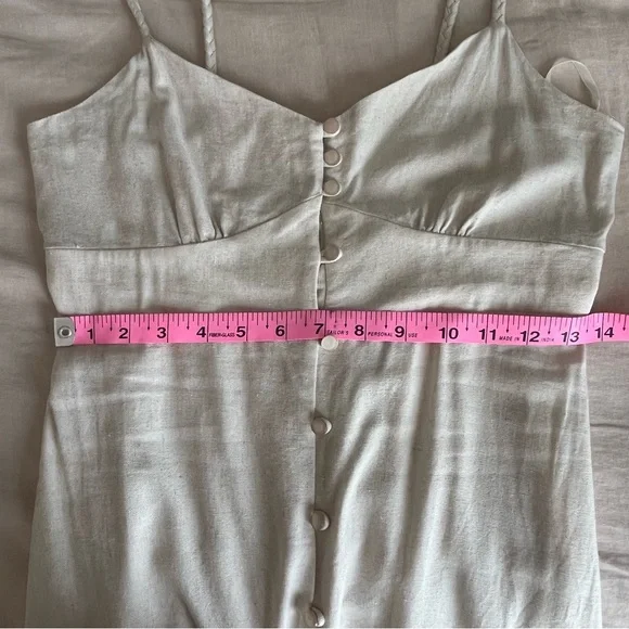 Monteau of Los Angeles• Linen Maxi Dress•Sz S - Picture 8 of 11